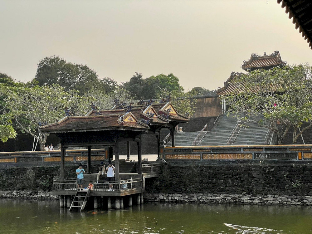 Please dress modestly and help protect the artifacts when visiting the Tomb of Tu Duc
